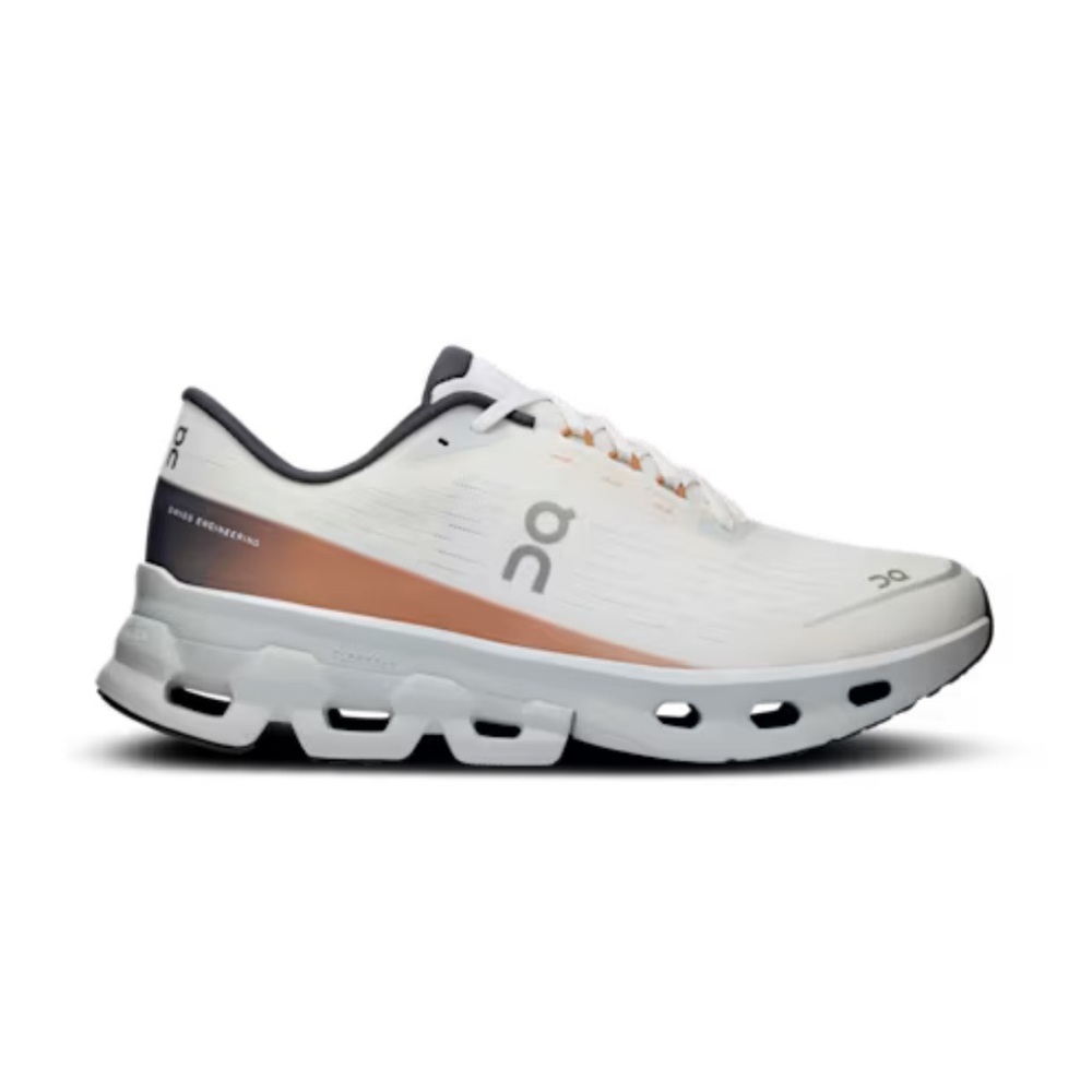 On Running Womens Cloudnova White with Rose Gold Accents